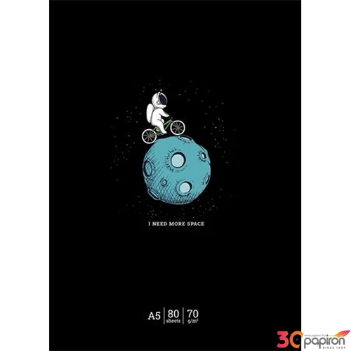 Füzet A5 vonalas Shkolyaryk 21-32 48ap,I Need More Space, Vegyes SB485220L