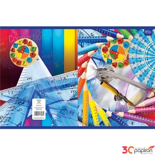 Füzet tűzött A4 87-32 kockás Tools 