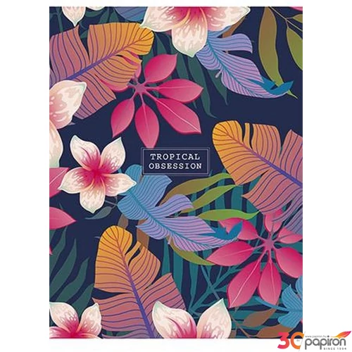 Füzet A5 kockás Shkolyaryk 27-32 48lap Tropical obsession vegyes mi Irodai füzetek Shkolyaryk A5-048-5634K