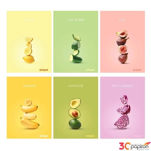 Füzet vonalas  A/4 STREET Fresh margóval 54 lapos 