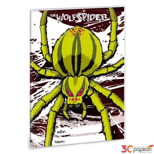 Füzetborító A5 bújtatós Ars Un Farkas pók The Wolf Spider 18' 90267604 tankönyv és füzetborító kollekc
