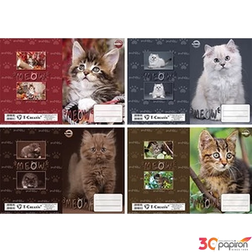 Füzetborító A5 Kitten'23 T-Creativ bújtatós tankönyv és füzetborító kollekció