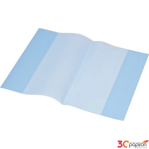 Füzetborító A5 Panta Plast bújtatós 80mik narancsos, kék 10db/csom Füzet-Könyvborító Panta Plast 0302-0051