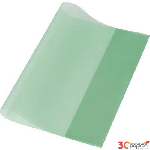 Füzetborító A5 Panta Plast bújtatós 80mik narancsos, zöld 10db/csom Füzet-Könyvborító Panta Plast 0302-0051