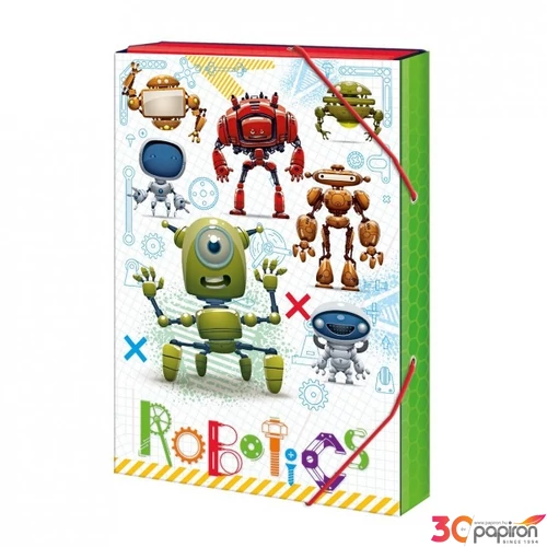 Füzetbox A/4 Argus Robotok 1231-0327