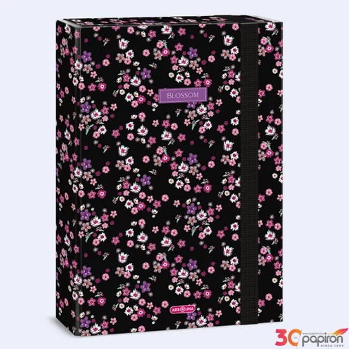 Füzetbox A4 Ars Una 24' Pearl Blossom black (5377) 50853779