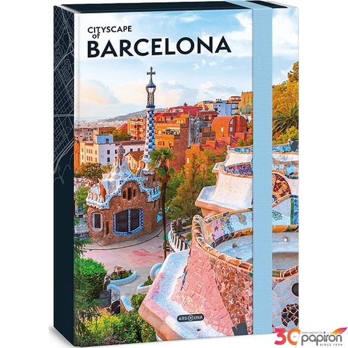 Füzetbox A4 Ars Una 25 Cityscape-Barcelona (5509) 25 50855094