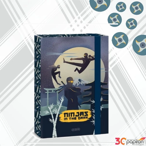 Füzetbox A4 Ars Una 25' Ninjas in the dark 50854578 50854578