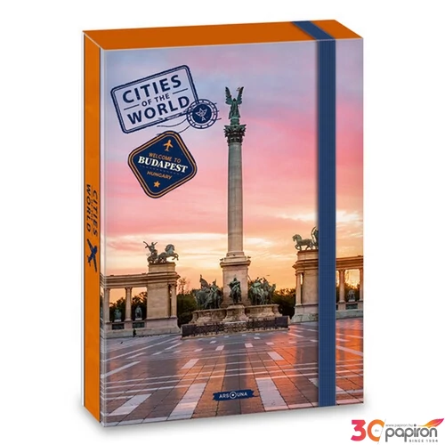 Füzetbox A4 Ars Una Cities-Budapest (5240) 22 50852406 prémium