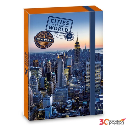 Füzetbox A4 Ars Una Cities-New York (5241) 22 50852413 prémium