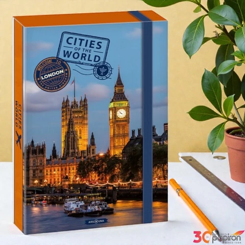 Ars Una A4 Füzetbox 22' Cities-London 50852369 prémium minőség