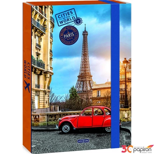 Füzetbox A4 Ars Una Cities-Paris (5237) 22 50852376 prémium