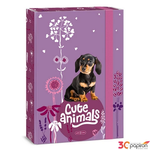 Füzetbox A4 Ars Una Cute Animals puppy(5369) 24 TACSKÓ 50853694 prémium