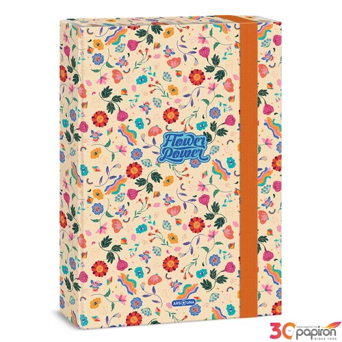 Füzetbox A4 Ars Una Flower Power (5260) 23 50852604 prémium