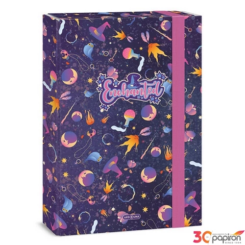 Füzetbox A4 Ars Una Enchanted(5350) 24 lila 50853502 prémium