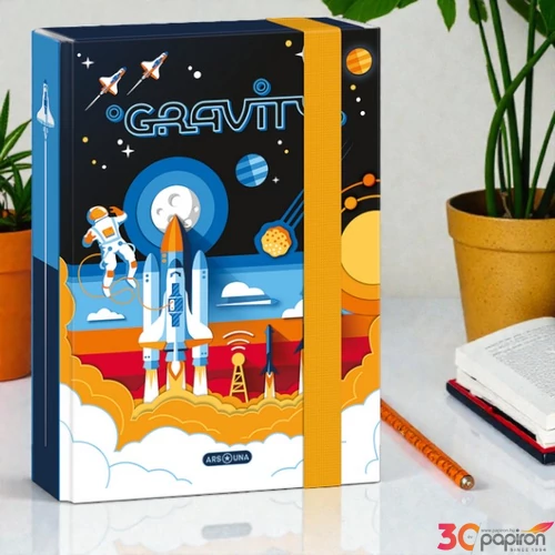 Ars Una A5 Füzetbox 24' Gravity űrhajó 50863679 prémium minőség