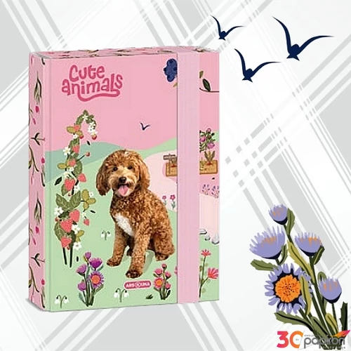 Füzetbox A5 Ars Una 25' Cute Animals Doggie 50864584