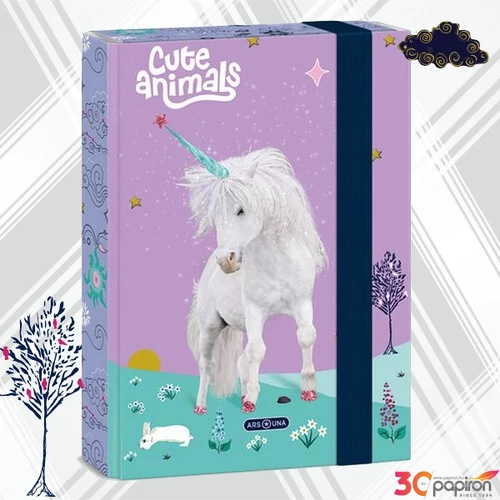 Füzetbox A5 Ars Una 25' Cute Animals Unicorn 50864485
