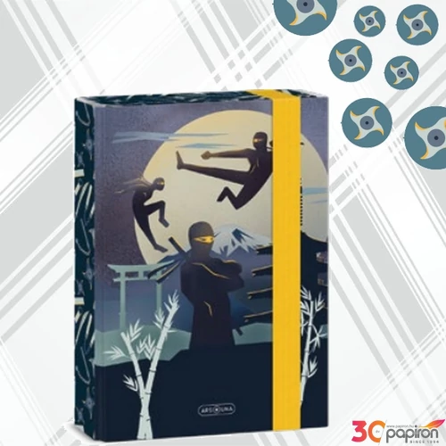 Füzetbox A5 Ars Una 25' Ninjas in the dark 50864577 50864577
