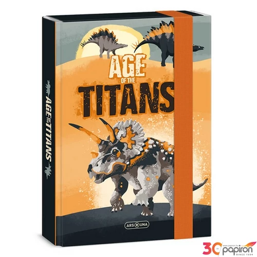 Füzetbox A5 Ars Una 23' Age of the Titans (5261) 23 dínó 50862610 prémium