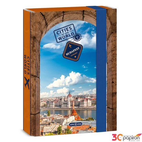 Füzetbox A5 Ars Una Cities-Budapest (5311) 23 50863112 prémium