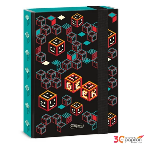 Füzetbox A5 Ars Una Geek (5256) 23 kocka 50862566 prémium