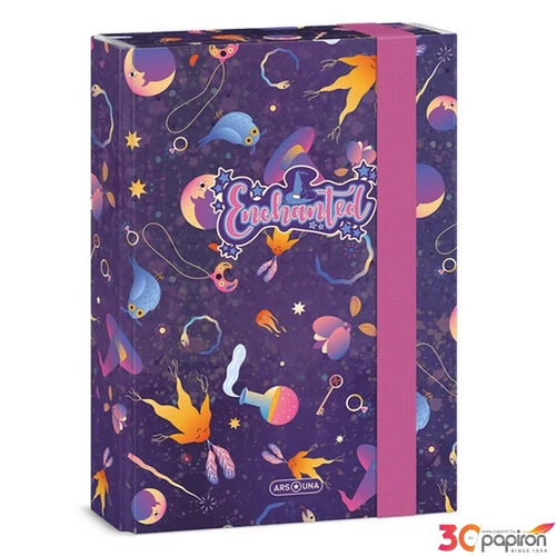 Füzetbox A5 Ars Una Enchanted(5350) 24 lila 50863501 prémium
