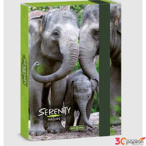Füzetbox A5 Ars Una Serenity-elephant (5333) 23 50863334 prémium