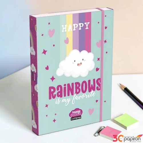 Füzetbox A5 Lizzy 26 Lollipop Rainbow 