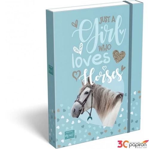 Füzetbox A5 Lizzy Mici Just A Girl Who Loves Horses Lizzy kollekció