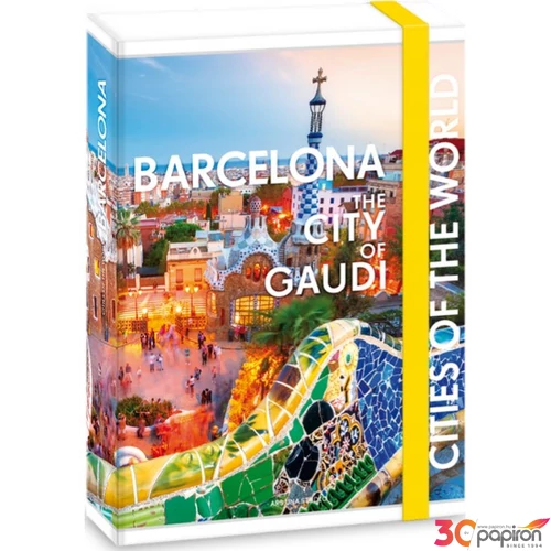Füzetbox A5 világ város Cities of theVilág városai Barcelona 16' 90867781 prémium
