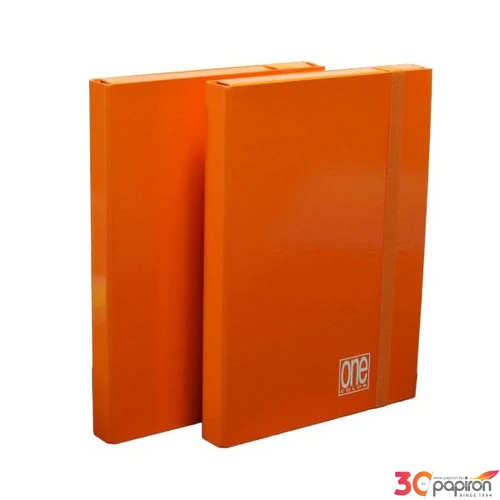 Füzetbox Blasetti A4 One Color (3cm) narancs  5740 