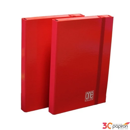 Füzetbox Blasetti A4 One Color (3cm) piros  5737