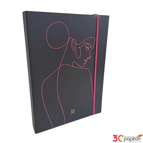 Füzetbox HK A/4 Cornell, Pink Line 