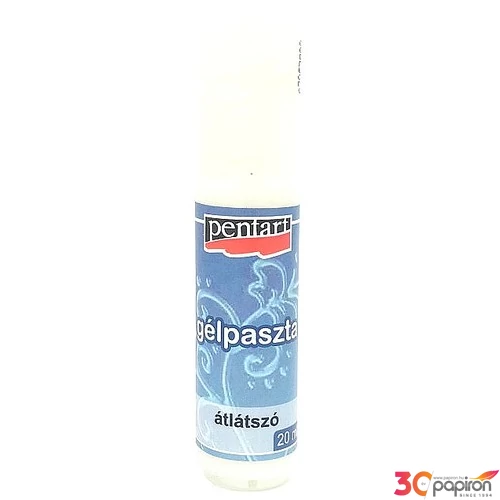 Gélpaszta fényes átlátszó 20ml Pentart
