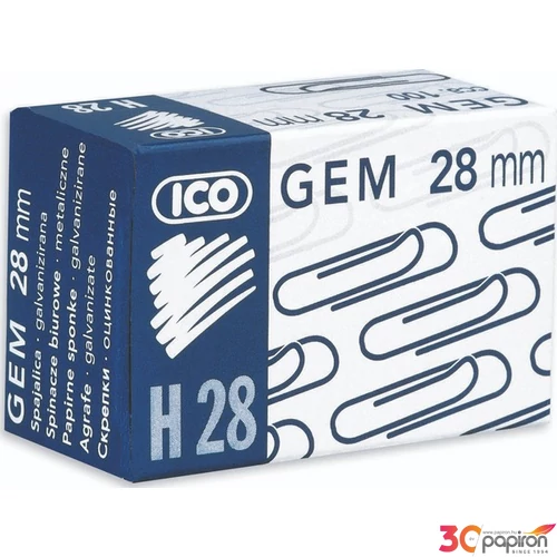 Gémkapocs 28mm H 28 ICO 100db magam minőségű anyagból gyártott