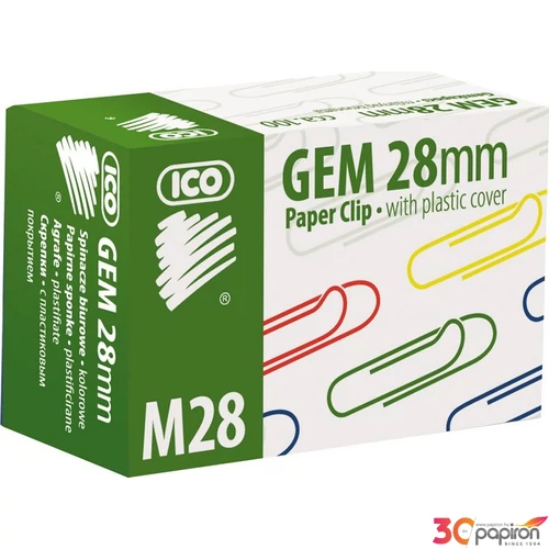 Gémkapocs 28mm M 28 ICO színes magam minőségű anyagból gyártott