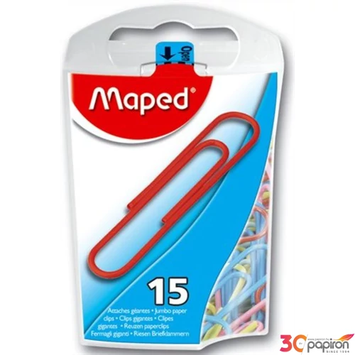 Gémkapocs 50mm Maped színes 50mm-es MAPED (15db/bliszt) Irodai kiegészítők MAPED 342011
