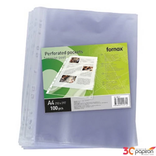 Genotherm fűzős A4 40micron C narancsos felületű, 100db/csomag Fornax