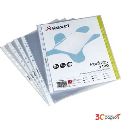 Genotherm lefűzhető A4 Rexel 80 mikron, narancsos felület átlátszó