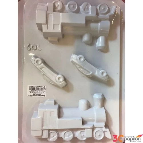 Gipszkiöntő forma normál - Mozdony 3 D
