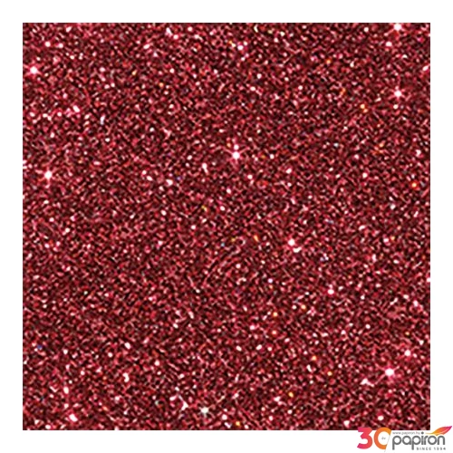 Glitterkarton A4 piros 220g HP16428