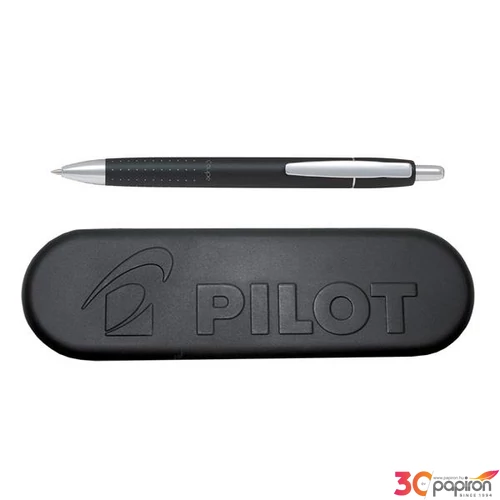 Golyóstoll 0,28mm Pilot nyomógombos, fekete tolltest, Coupe, kék