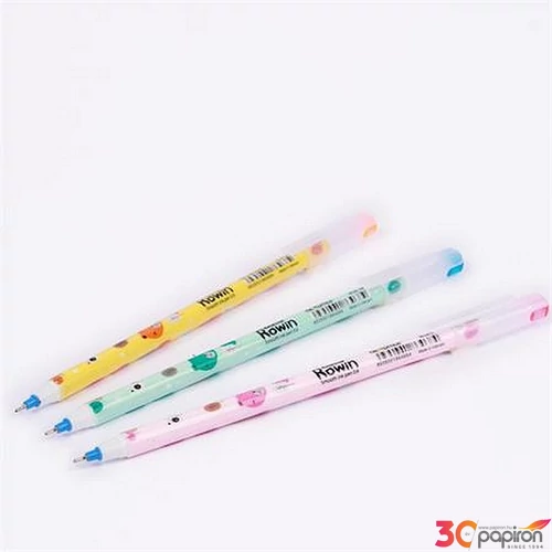 Golyóstoll 0,3mm Flexoffice kupakos, Rowin, kék