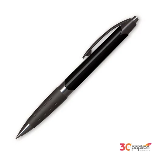 Golyóstoll 0,4mm Granit nyomógombos,vegyes színű test, D510, kék