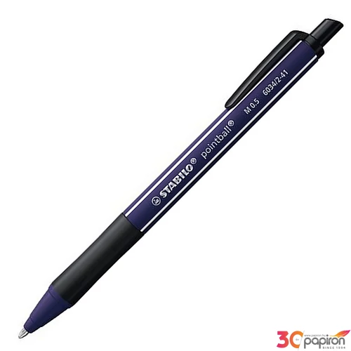 Golyóstoll 0,5 mm nyomógombos ultramarinkék tolltest STABILO NatureCOLORS Wildflowers" kék