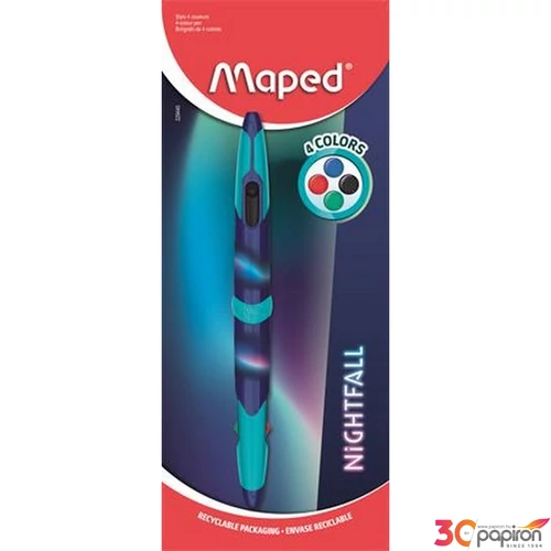 Golyóstoll 0,5mm Maped kétvégű, Nightfall, 4 szín IMA229444