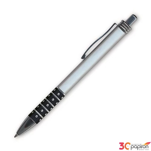 Golyóstoll 0,6mm Granit nyomógombos, vegyes színű fogórész D550, kék