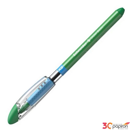 Golyóstoll 0,7mm Schneider kupakos, Slider Basic XB, zöld