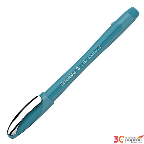 Golyóstoll 0,7mm Schneider kupakos, Slider Memo XB, pávakék